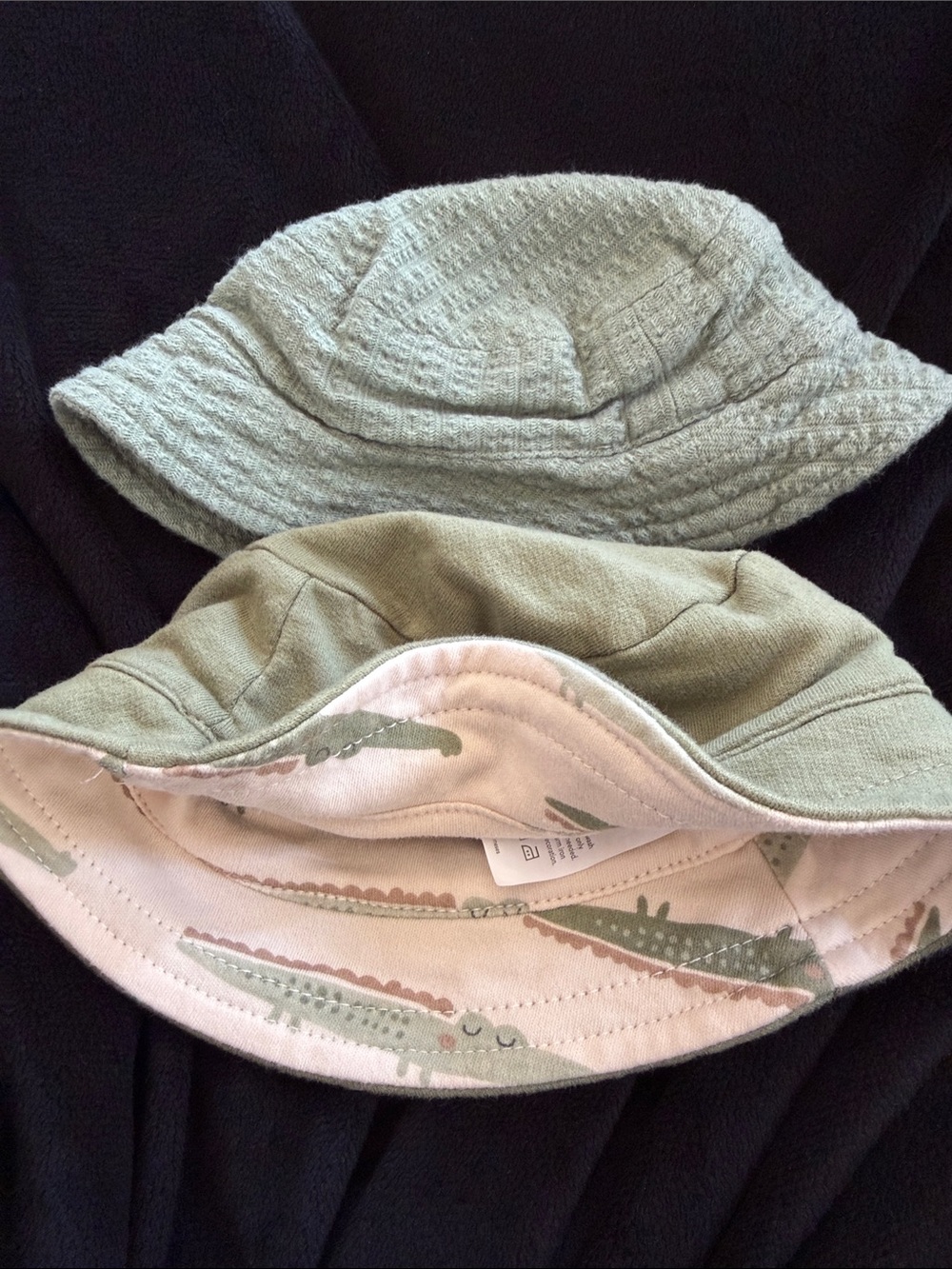 Reversible Olive Green Bucket Hats
